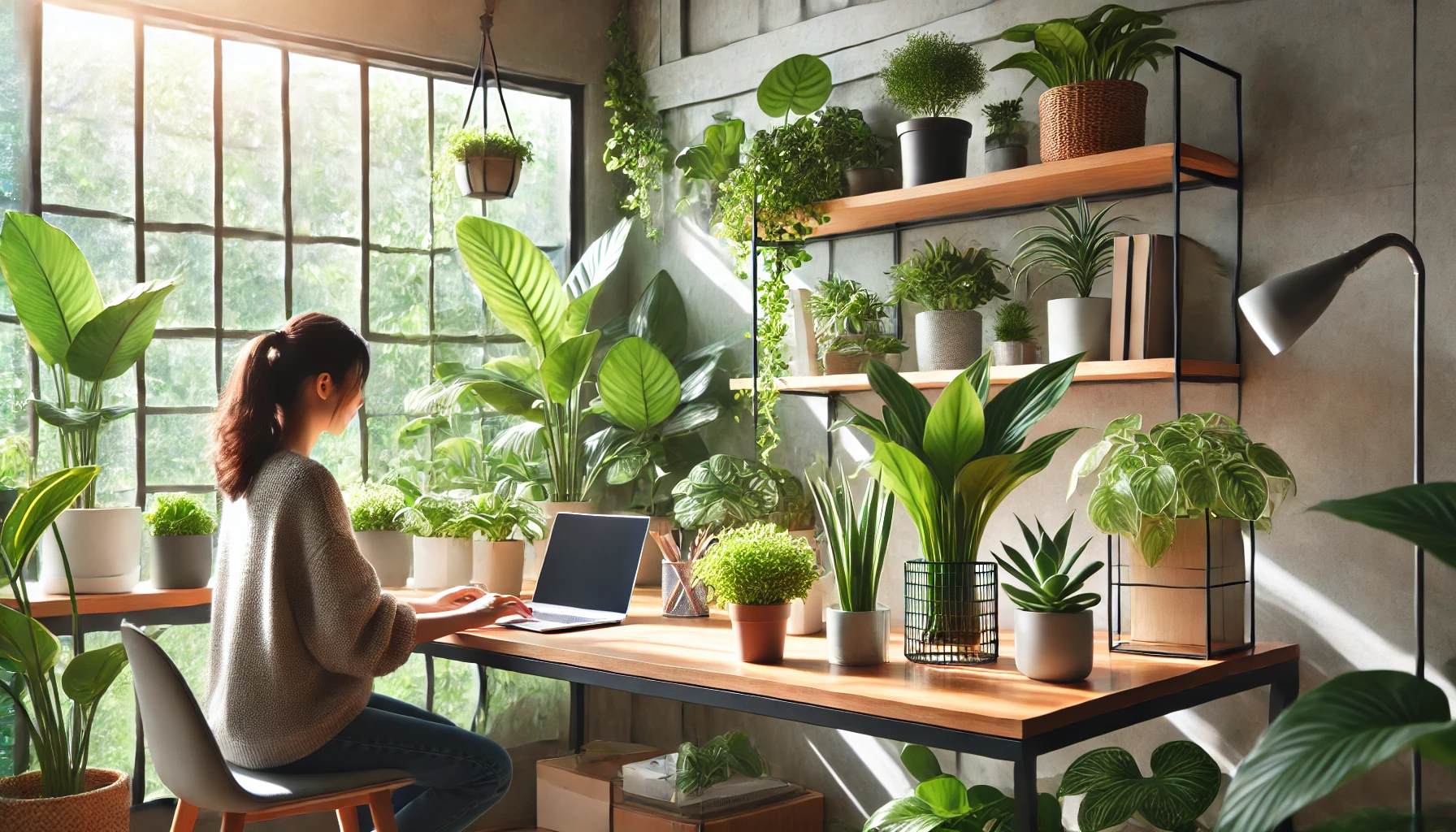 The Calming Effect of Plants in Work and Study Spaces