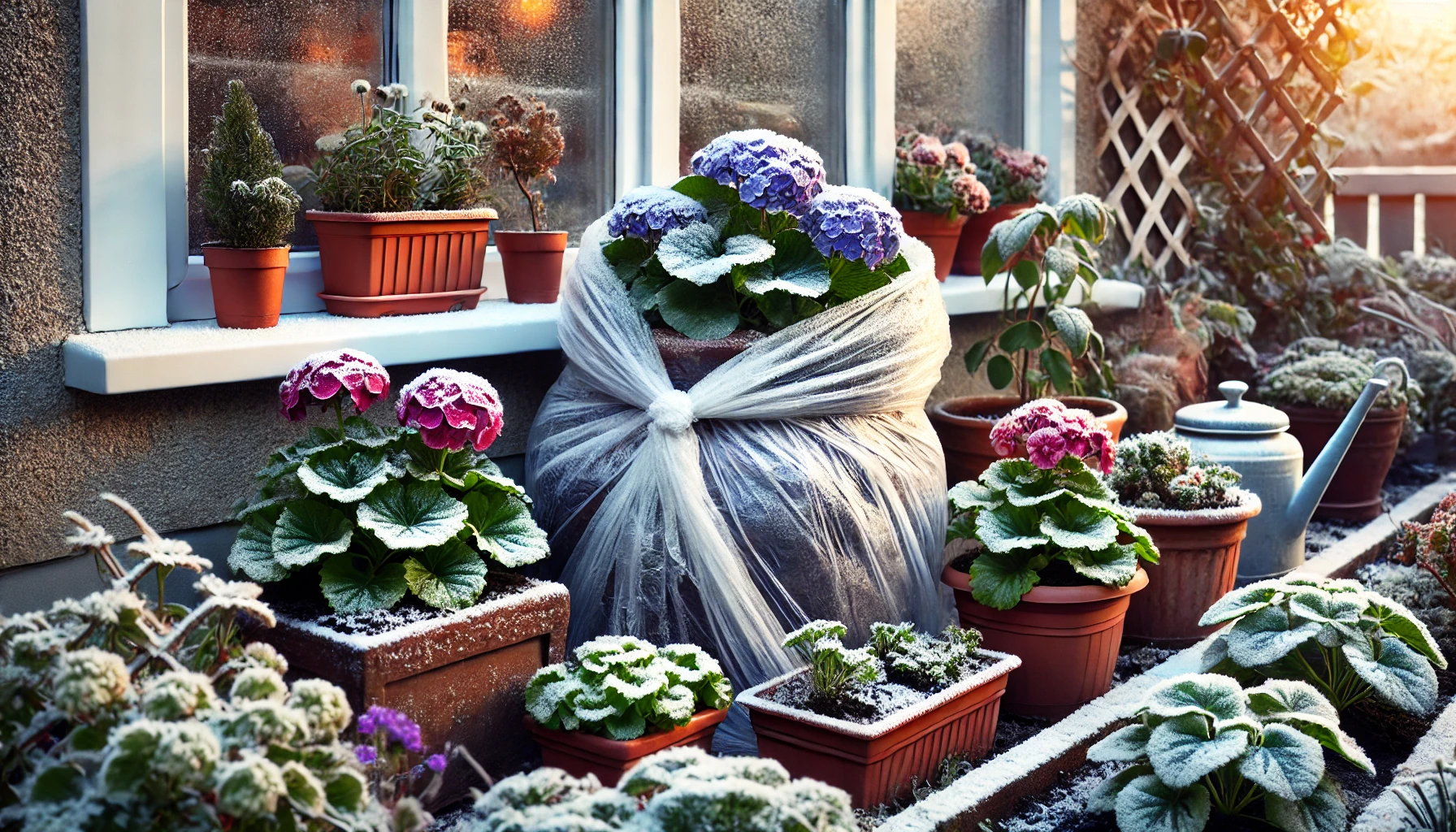 How to Care for Flowers in Winter and Protect Them from the Cold